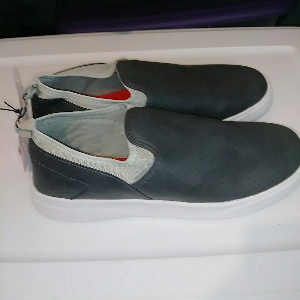 Speedo Starboard Men's Water Slip-on Shoe Gray Size S 7/8